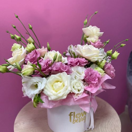 Цветы в коробке "Безмятежность"