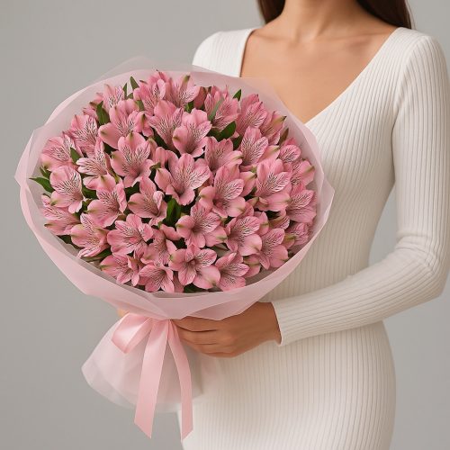 Букет альстромерий «Розовое вдохновение»