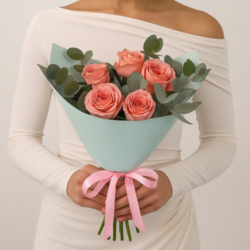 Букет «Розовая особенность»