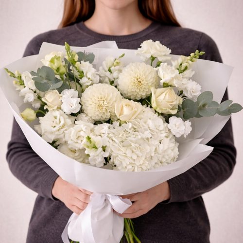 Букет «Молочная элегантность»