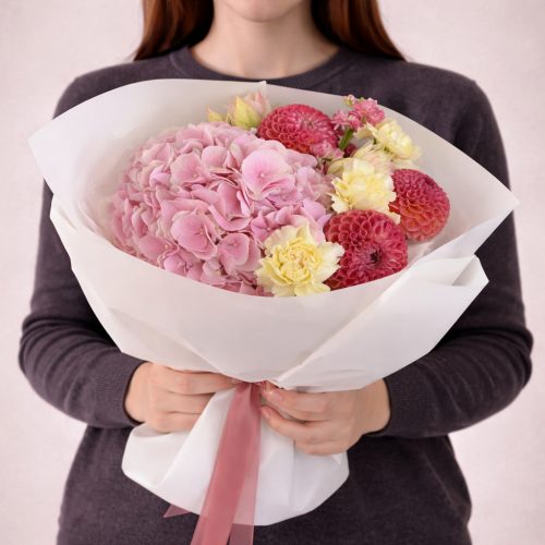 Букет «Розовая нежность»